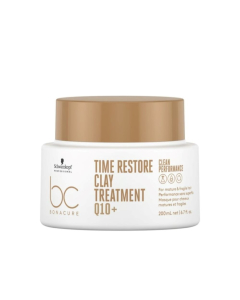 SCHWARZKOFT professional bc bonacure time restore clay treatment Q10+ 200ml