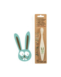 Jack N' Jill Organic Toothbrush Made from corn starch soft bristles model Dino for children aged 1 year over